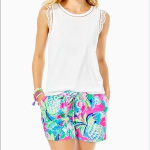 Lilly Pulitzer katia short raise the bar, size medium